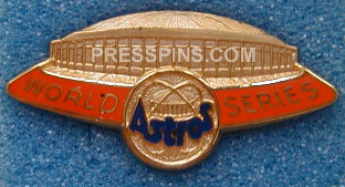 1980 Houston Astros World Series Phantom Press Pin MAIN