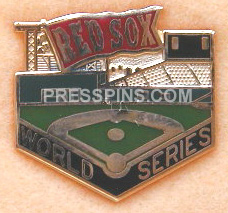 1987 Boston Red Sox World Series Phantom Press Pin MAIN