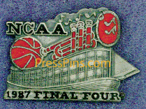 1987 NCAA Final Four Press Pin (New Orleans) MAIN