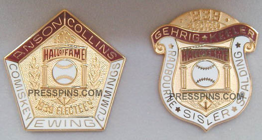 1993 Retroactive Hall of Fame Press Pin MAIN