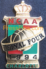 1994 NCAA Final Four Press Pin (Charlotte) MAIN