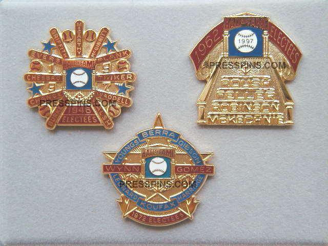 1997 Retroactive Hall of Fame Press Pins MAIN