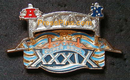 2005 Super Bowl XXXIX  Pin MAIN