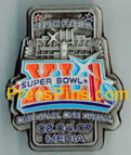 2007 Super Bowl XLI Media Pin MAIN