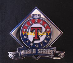 2011 Texas Rangers World Series Press Pin MAIN