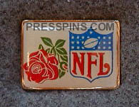 1977 Super Bowl XI Press Pin MAIN