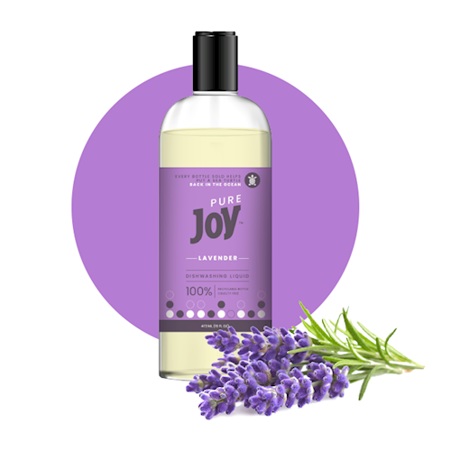16 oz Lavender Pure Joy Dishwashing Liquid -     3 Pack LARGE