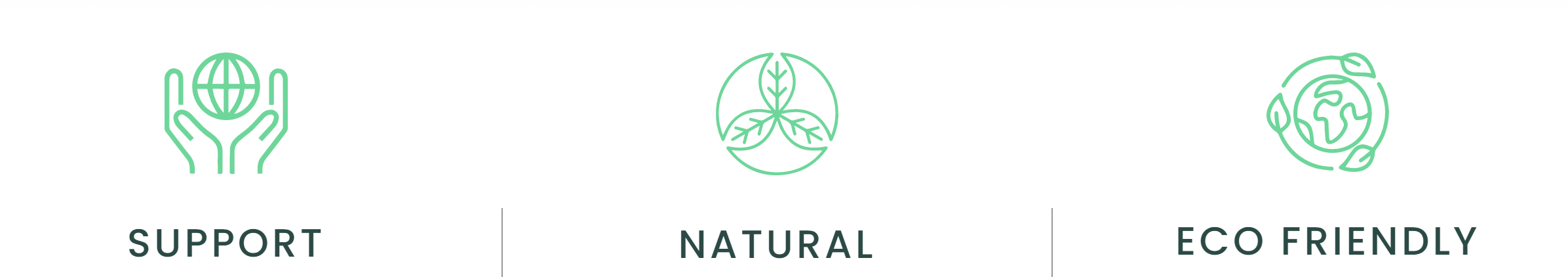  Support - Natural - Eco Friendly