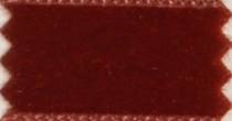 Nylvalour Velvet Ribbon - Havanne / Dark Ruby LARGE
