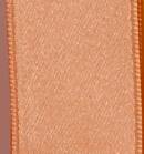 Wired Double Face Satin Ribbon - Peach THUMBNAIL