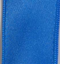 Wired Double Face Satin Ribbon - Blue LARGE