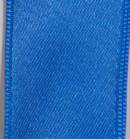 Wired Double Face Satin Ribbon - Blue THUMBNAIL