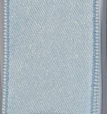 Wired Double Face Satin Ribbon - Light Blue LARGE