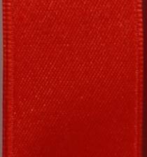 Wired Double Face Satin Ribbon - Red LARGE