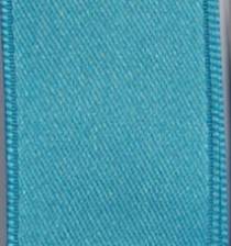 Wired Double Face Satin Ribbon - Turquoise LARGE
