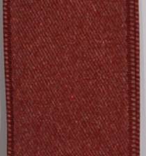 Wired Double Face Satin Ribbon - Bordeaux LARGE