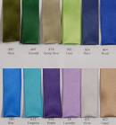 Wired double face satin ribbon  -  Sample card THUMBNAIL