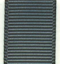 Grosgrain Ribbon (Solid) - Metal Grey LARGE