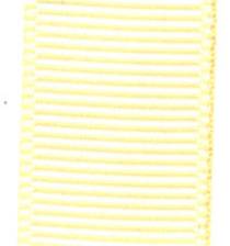 Grosgrain Ribbon (Solid) - Cream LARGE