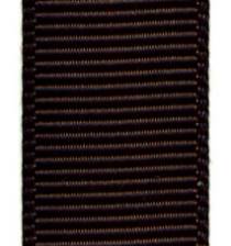 Grosgrain Ribbon (Solid) - Licorice LARGE