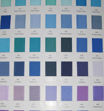 Grosgrain (solid) Ribbon   -  Sample card LARGE