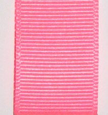 Neon Grosgrain Ribbon - Neon Shocking Pink LARGE