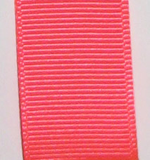 Neon Grosgrain Ribbon - Neon Red LARGE