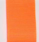 Neon Grosgrain Ribbon - Neon Tangerine THUMBNAIL