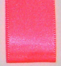 coral satin ribbon