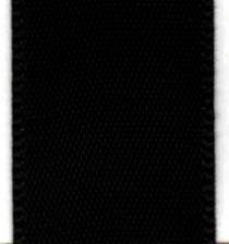 Double Face Satin Ribbon - Black LARGE
