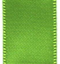 Double Face Satin Ribbon - Apple Green  / Lime LARGE