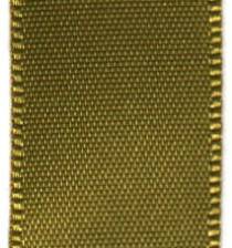 Double Face Satin Ribbon - Golden Olive LARGE