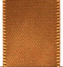 Double Face Satin Ribbon - Old Gold LARGE