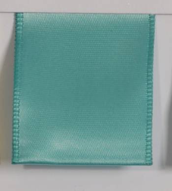 aqua satin ribbon