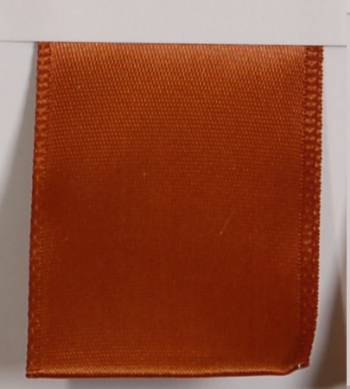 Wired Single Face Satin Ribbon - Toffee LARGE