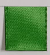 Wired Single Face Satin Ribbon - Green THUMBNAIL