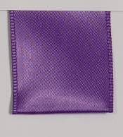 Wired Single Face Satin Ribbon - Purple THUMBNAIL