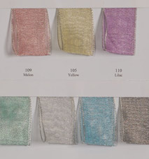 Luxor Metallic Ribbon   -  Sample card LARGE