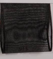 Wired Sheer Ribbon | Four Seasons - Black LARGE