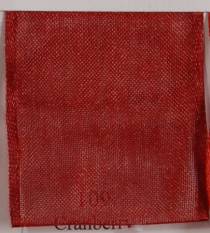 Wired Sheer Ribbon | Four Seasons - Cranberry LARGE