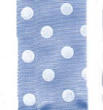 Polka Dot Ribbon - Lavender / White LARGE