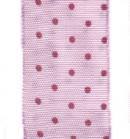 Polka Dot Ribbon - Pink / Mini Brown THUMBNAIL