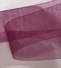 Organdy Ribbon - Burgundy LARGE