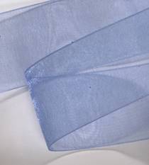 Organdy  Ribbon - French Blue LARGE