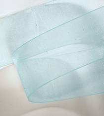 Organdy  Ribbon - Light Blue LARGE