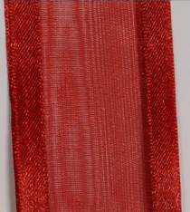 Sheer Ribbon - Delight - Brick Red LARGE