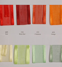 Delight Satin Edge Ribbon   -  Sample card LARGE