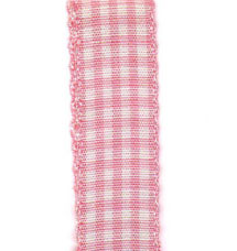 Country Check Ribbon - Pink LARGE