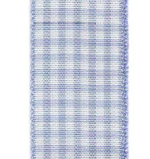 Country Check Ribbon - Lavender LARGE
