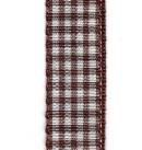 Country Check Ribbon - Brown THUMBNAIL